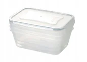 Pojemniki kuchenne - Tescoma Pojemnik FRESHBOX 3 szt 1l prostokątny - miniaturka - grafika 1