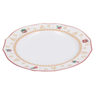 LA PORCELLANA BIANCA CHRISTMAS EDITION Patera na ciasto 31 cm - Tace i patery - miniaturka - grafika 1