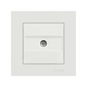 Wyłączniki światła i elektryczne - Schneider Gniazdo TV końcowe Miluz Ed biały - miniaturka - grafika 1