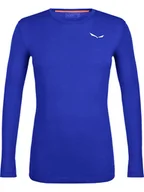 Koszulki sportowe męskie - Salewa Koszulka funkcyjna w kolorze niebieskim - miniaturka - grafika 1