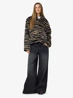 Kurtki damskie - Noisy may Kurtka pluszowa w kolorze czarno-jasnobrązowym - miniaturka - grafika 1