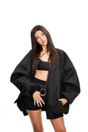 Kurtki damskie - Cloud oversize bomber jacket - miniaturka - grafika 1