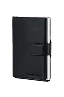 Portfele - Samsonite Portfel | Skóra Premium ALU FITl | Slide-Up Case | Ochrona RFID i NFC, czarny (czarny), 10.2 cm, Alu Fit SLG - portfel - miniaturka - grafika 1