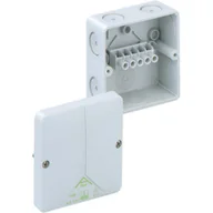 Klawisze i ramki - Puszka natynkowa z tworzywa, ABOX 040 93X93X55 IP65, szara, z listwą (zacisk śrubowy, 5-bieg.) dla 4 mm2 - miniaturka - grafika 1