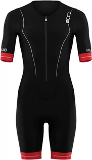 Bielizna sportowa damska - Huub HUUB Race Trisuit Long Course Mężczyźni, black/red L 2020 Stroje triathlonowe RCLCS-L - grafika 1