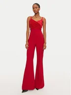 Kombinezony - Rinascimento Kombinezon 1000769967841 Czerwony Regular Fit - miniaturka - grafika 1