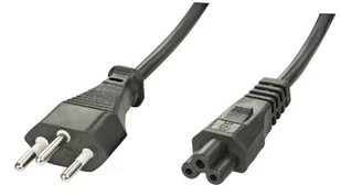 Lindy Kabel zasilający IEC320-C5f-schweiz.Netzst 2m 30412 - Kable miedziane - miniaturka - grafika 1