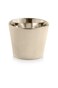 Donica ceramiczna - beżowa - Donice - miniaturka - grafika 1