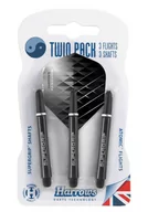Dart - Zestaw Harrows Twin Pack Clear Shafty + Piórka Opt - miniaturka - grafika 1