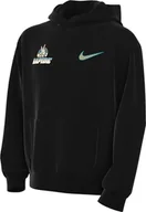 Koszulki i topy damskie - Nike Unisex Km K NSW Club FLC HDY Top dziecięcy - miniaturka - grafika 1