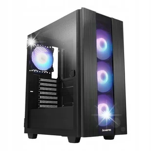 Obudowa Chieftec GS-02B-OP ATX bez zasilacza czarna - Obudowy komputerowe - miniaturka - grafika 1