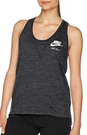 Koszulki i topy damskie - Nike Damski W Nsw Gym Vntg Tank Top bez rękawów Anthracite/Sail XS - miniaturka - grafika 1