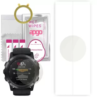 1x Folia hydrożelowa MATOWA do Garmin Fenix 5X Plus - apgo Smartwatch Hydrogel MATTE Protection Ochrona na ekran smartwatcha - Akcesoria do smartwatchy - miniaturka - grafika 1