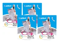 Żwirek dla kotów - Żwirek Silikonowy dla Kota Cat Sand Micro - PH Control 4x3,8l (Zmienia kolor, aby sprawdzić wczesne oznaki choroby) - miniaturka - grafika 1