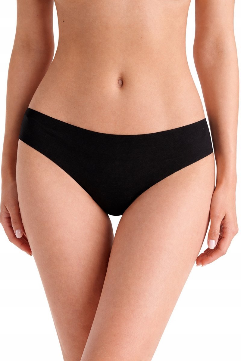 INTIMISSIMI majtki figi damskie BEZSZWOWE bawełniane czarne rozmiar L