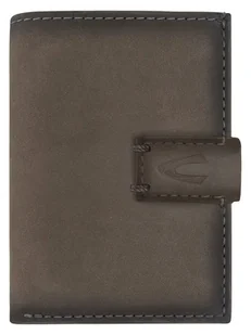 Camel Active Skórzane etui "Dallas" w kolorze szarym na karty - 7 x 10 x 1,5 cm - Portfele - miniaturka - grafika 1