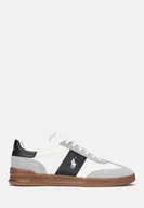 Trampki męskie - sneakers uomo ralph lauren heritage aera - 809956119002 white/black/grey - miniaturka - grafika 1