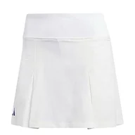 Spódnice - adidas Damska spódnica Club Pleatskirt, biała, HT7184, S - miniaturka - grafika 1