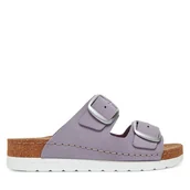 Klapki i japonki damskie - Klapki Dr. Brinkmann 700741-59 Fioletowy - miniaturka - grafika 1