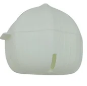 Pojemniki kuchenne - Pojemnik na czosnek plastikowy biały - miniaturka - grafika 1