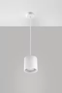 Lampy sufitowe - Sollux Lighting Lampa wisząca ORBIS 1 biały - miniaturka - grafika 1