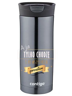 Kubek termiczny Contigo Huron 470ml -  Tylko sprzątam - Gunnmetal - Kubki termiczne - miniaturka - grafika 1