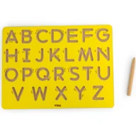 Tablice dla dzieci - VIGA Tablica Grafomotoryczna Duże Litery Nauka Pisania - miniaturka - grafika 1