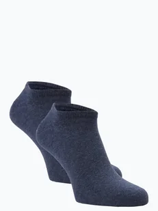 Tommy Hilfiger Męskie skarpety do obuwia sportowego pakowane po 2 szt. Mężczyźni Bawełna niebieski jednolity, 43-46 - Skarpetki męskie - miniaturka - grafika 1