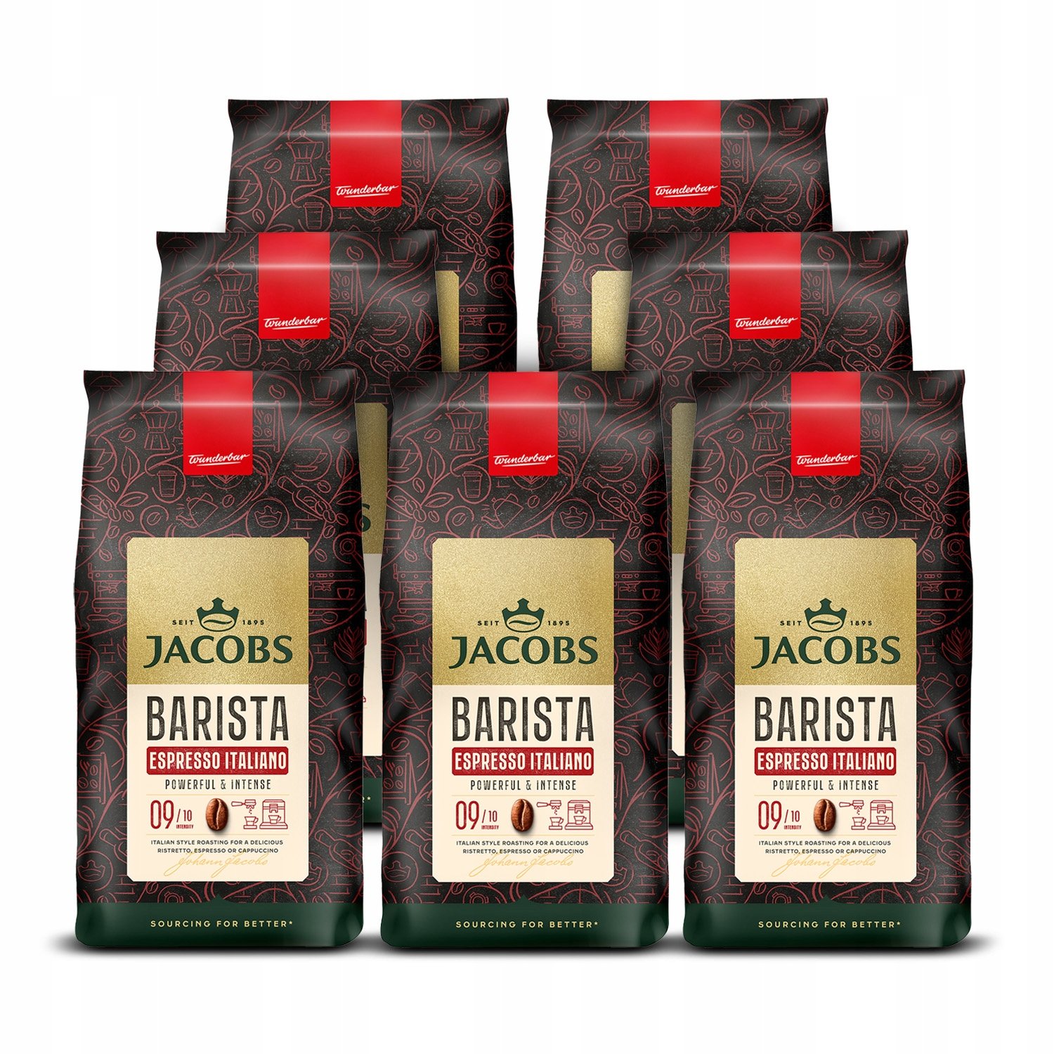 Kawa ziarnista Jacobs Barista Espresso Italiano 7x 1kg