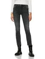 Spodnie damskie - Street One Damskie spodnie jeansowe Straight, Authentic Black Wash, 25W / 30L - miniaturka - grafika 1