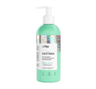 Odżywki do włosów - Wygładzająca odżywka do włosów po prostowaniu keratynowym 400ml so!flow - miniaturka - grafika 1