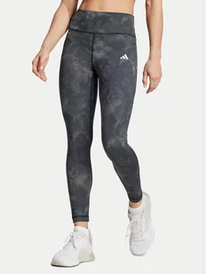adidas Legginsy Train Essentials AOP Flower IN4295 Szary Slim Fit - Legginsy - miniaturka - grafika 1