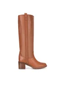 Kozaki damskie - Gino Rossi Oficerki WGA3345-1Z Brązowy - miniaturka - grafika 1