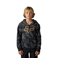 Bluzy dla chłopców - Fox Racing Chłopięca bluza polarowa z kapturem z zamkiem błyskawicznym - miniaturka - grafika 1