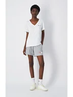 Spodenki damskie - Champion Szorty dresowe w kolorze szarym - miniaturka - grafika 1