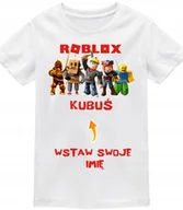 Moda i Uroda OUTLET - Koszulka dziecięca z postaciami z gry ROBLOX dla gracza Wpisz Swoje Imię - miniaturka - grafika 1