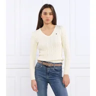Swetry damskie - POLO RALPH LAUREN Sweter | Slim Fit - miniaturka - grafika 1