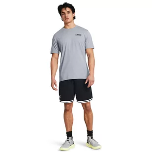 Męskie spodenki do koszykówki Under Armour UA Perimeter Short - czarne - UNDER ARMOUR - Spodnie sportowe męskie - miniaturka - grafika 1