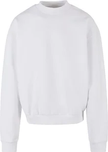 Sweter męski Build Your Brand BY205 Ultra Heavy Bawełna Crewneck - Kolor: Biały - Rozmiar: L - Swetry męskie - miniaturka - grafika 1