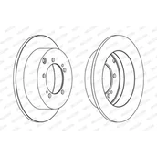 Tarcze hamulcowe - Tarcza hamulcowa FERODO DDF1410 - miniaturka - grafika 1