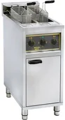 Frytownice gastronomiczne - Roller Grill Frytownica wolnostojąca 2-komorowa 2x10 L - miniaturka - grafika 1