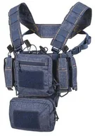 Bluzy męskie - kamizelka taktyczna Helikon-Tex Training Mini Rig (TMR) - Nylon - Melange Blue - miniaturka - grafika 1
