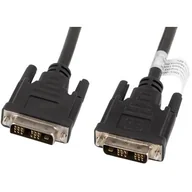 Kable komputerowe i do monitorów - . Kabel DVI-D(M)(18+1)->DVI-D(M)(18+1) 3M Czarny - miniaturka - grafika 1