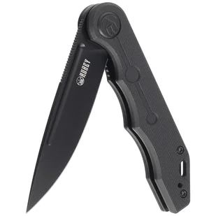 Nóż składany Kubey Knife Mizo Black G10, Blackwashed AUS-10 by Tiguass (KU312B) - Noże - miniaturka - grafika 4