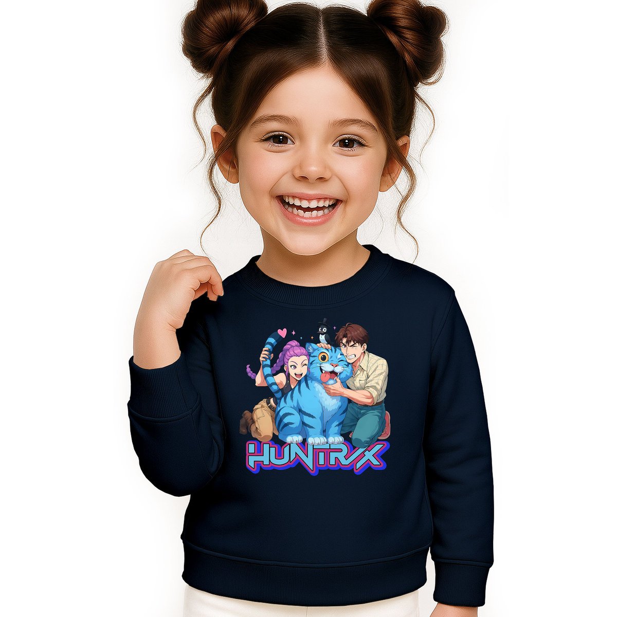 BLUZA DZIECIĘCA KPOP DEMON HUNTERS HUNTRIX 110-116 BAWEŁNIANA JAKOŚĆ