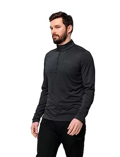 Jack Wolfskin Męska bluza termiczna, czarna, XXL - Bluzy męskie - miniaturka - grafika 1