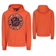 Bluzy męskie - PITBULL WEST COAST MĘSKA BLUZA Z KAPTUREM SAN DIEGO SUN POMARAŃCZOWA 3XL - miniaturka - grafika 1