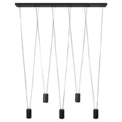 Lampy sufitowe - Lampa wisząca Toledo 5xGU10 czarna LP-432/5P BK - miniaturka - grafika 1