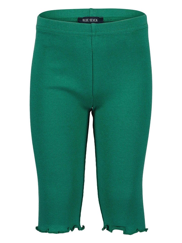 Blue Seven Legginsy w kolorze zielonym