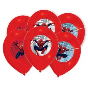 AMSCAN Spider-Man balony z kolorowym nadrukiem 6 szt - Kinder party - miniaturka - grafika 3